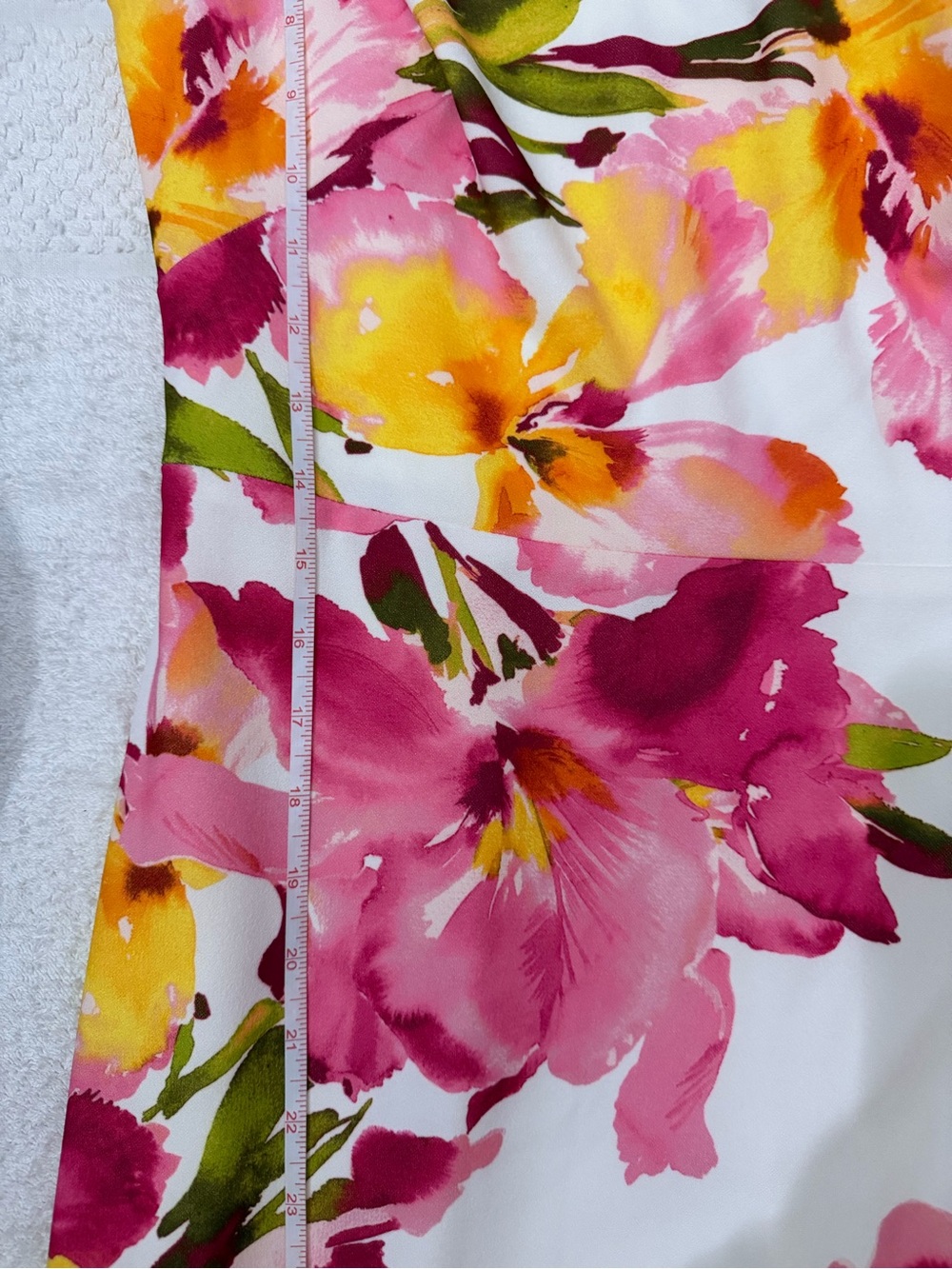 Eliza J Floral Midi Sheath Dress Boatneck Sleeveless Side Slit Brunch Cocktail - Picture 10 of 14